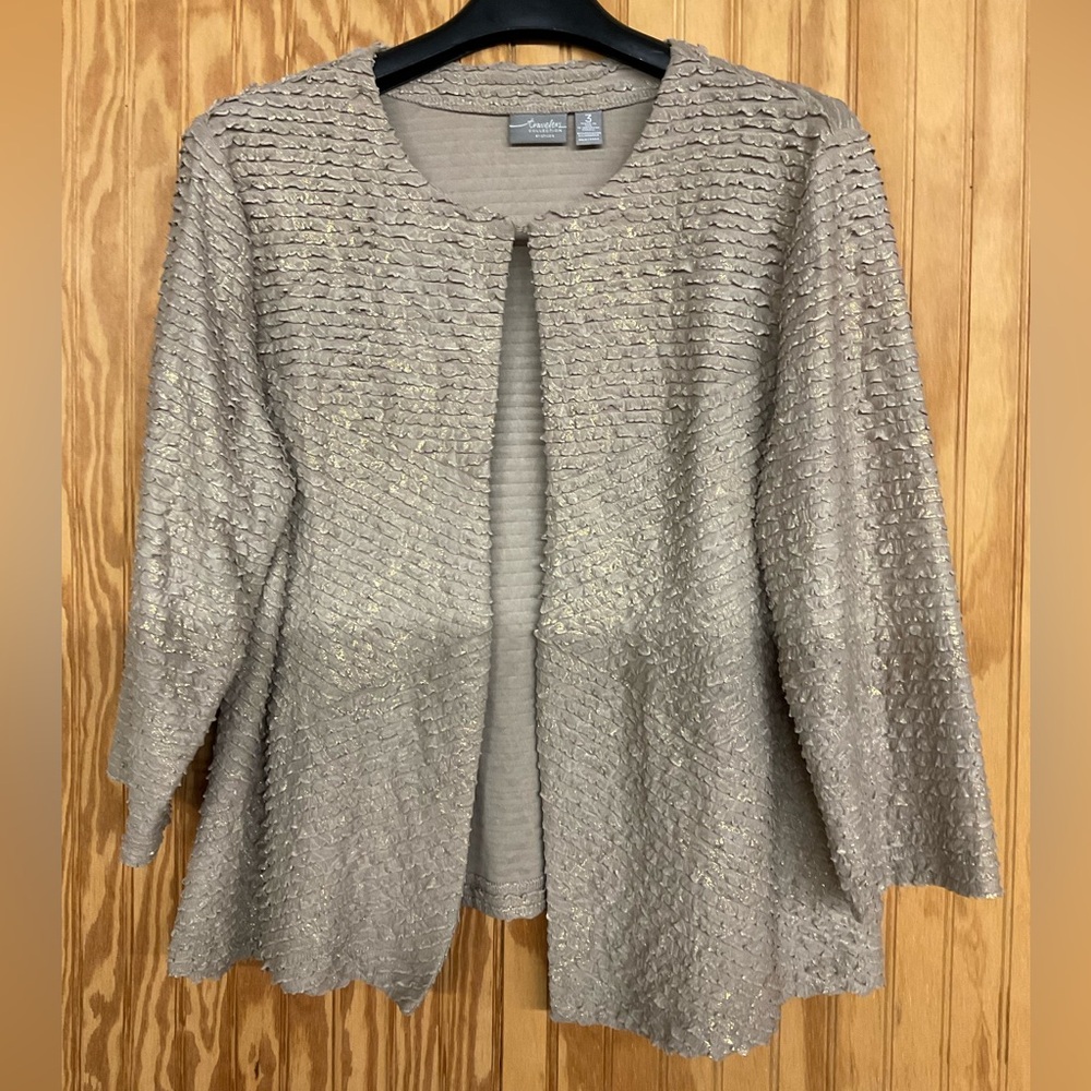 Chico's Elegant Textured Jacket - image 1